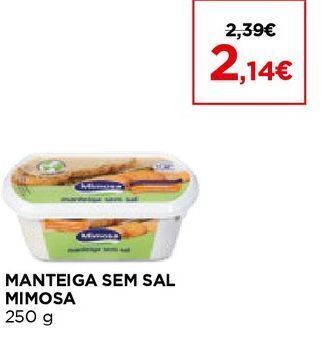 El Corte Inglés Manteiga mimosa promoção