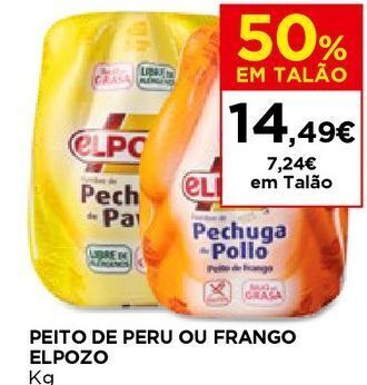 El Corte Inglés Peito de peru com casca elpozo promoção