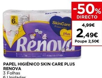 El Corte Inglés Papel higiênico renova promoção