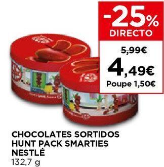 El Corte Inglés Chocolates nestlé promoção