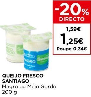 El Corte Inglés Queijo fresco santiago promoção
