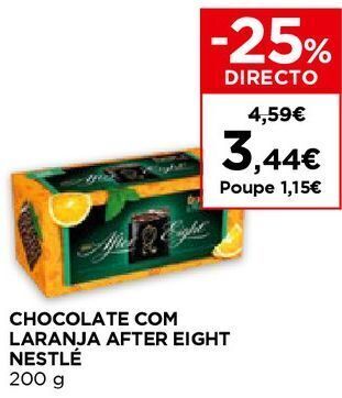 El Corte Inglés Chocolates after eight promoção