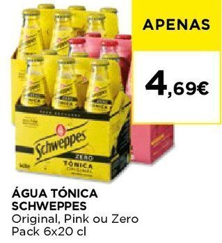 El Corte Inglés Água tônica schweppes promoção