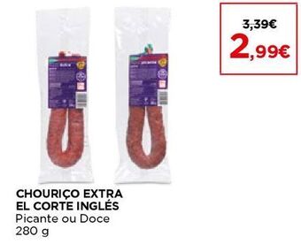 El Corte Inglés Chouriço el corte inglés promoção