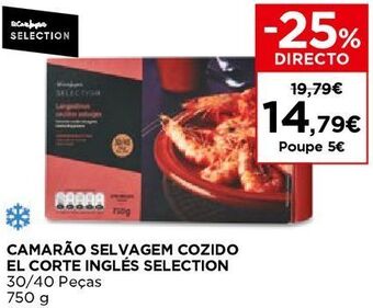 El Corte Inglés Camarão cozido el corte inglés promoção