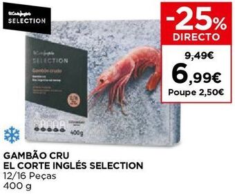 El Corte Inglés Camarão el corte inglés promoção