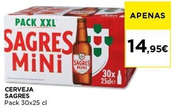 El Corte Inglés Cerveja sagres mini promoção