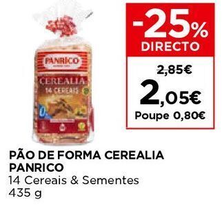 El Corte Inglés Pão de forma integral panrico promoção