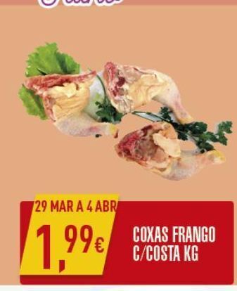 Miranda Supermercados Coxa de frango promoção