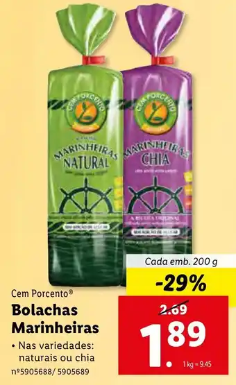 Lidl Bolachas Marinheiras 200g promoção