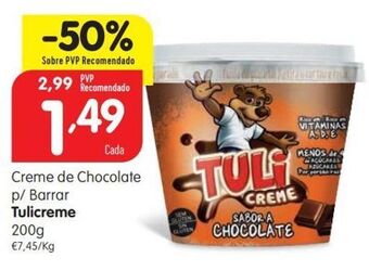 Minipreço Creme de chocolate tulicreme promoção