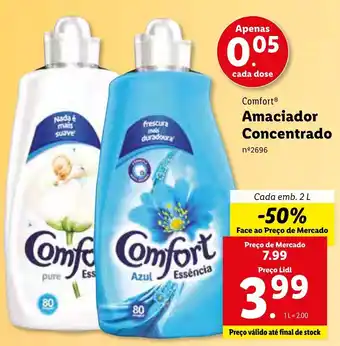 Lidl Amaciador Concentrado 2L promoção