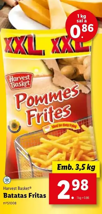 Lidl Batatas Fritas 3,5kg promoção