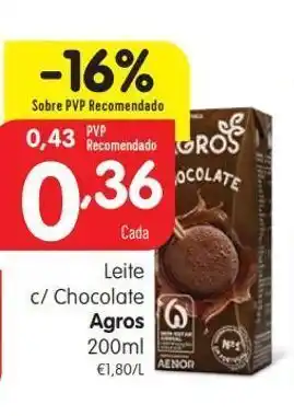 Minipreço Leite achocolatado agros promoção