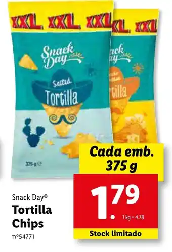 Lidl Tortilla Chips 375g promoção