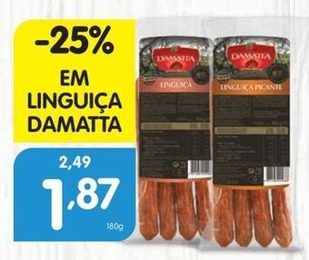 Minipreço Linguiça damatta promoção
