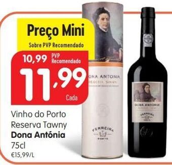 Vinho reserva dona antónia