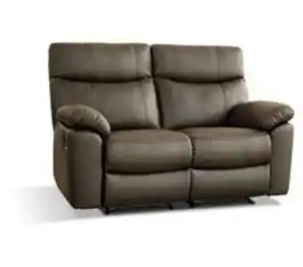 Conforama Sofá relax elétrico de pele 2 lugares sharona promoção
