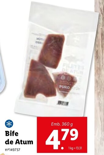 Lidl Bife de Atum 360g promoção