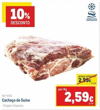 Makro Carne suína promoção