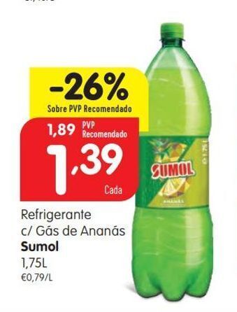Minipreço Refrescos sumol promoção