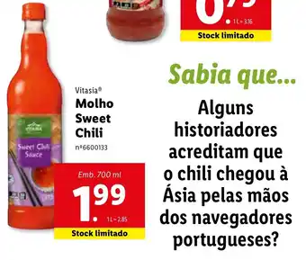 Lidl Molho Sweet Chili 700ml promoção