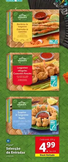 Lidl Selecção de Entradas 225g promoção
