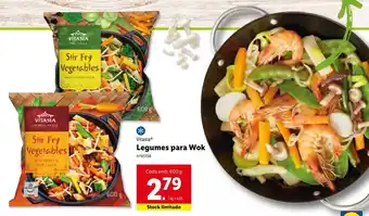 Lidl Legumes para Wok 600g promoção