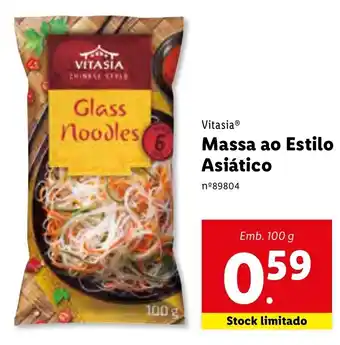 Lidl Massa ao Estilo Asiãtico 100g promoção