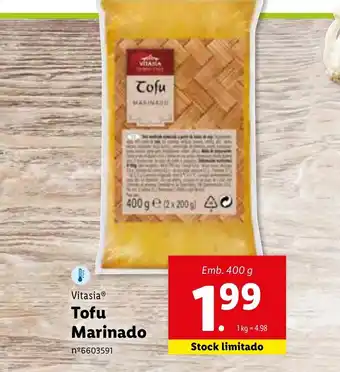 Lidl Tofu Marinado 400g promoção
