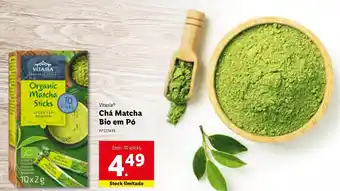 Lidl Chá Matcha Bio em Pó promoção