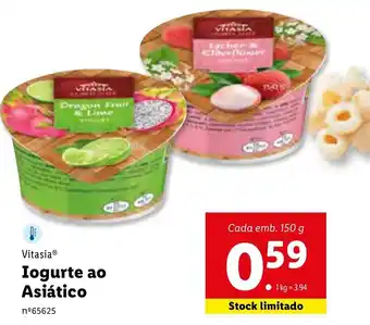 Lidl Iogurte ao Asiático 150g promoção