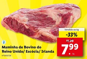 Lidl Maminha de Bovino do Reino Unido/Escócia/Irlanda promoção