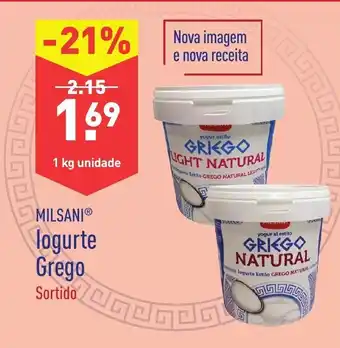 ALDI Iogurte Grego 1kg promoção