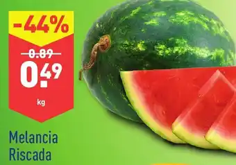 ALDI Melancia Riscada promoção
