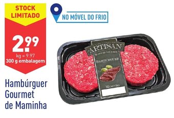 ALDI Hambúrguer Gourmet de Maminha 300g promoção