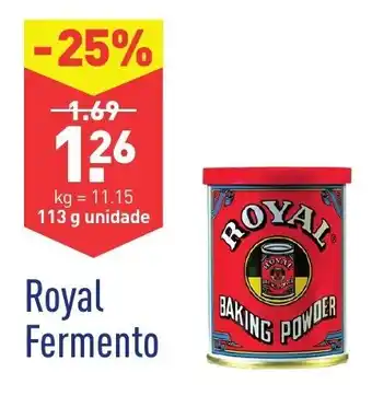 ALDI Royal Fermento 113g promoção