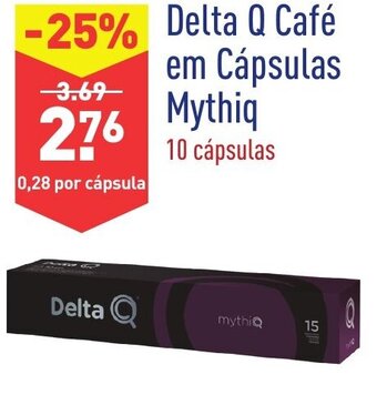 Delta Q Café em Cápsulas Mythiq 10 Cápsulas