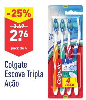 ALDI Colgate Escova Tripla Ação promoção
