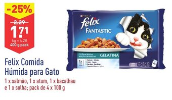 ALDI Felix Comida Húmida para Gato 400g promoção