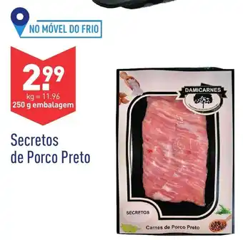 ALDI Cecretos de Porco Preto 250g promoção