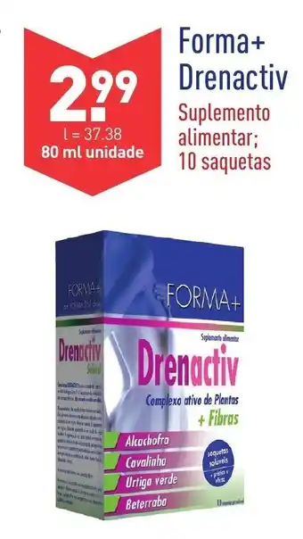 ALDI Forma + Drenactiv 80ml promoção