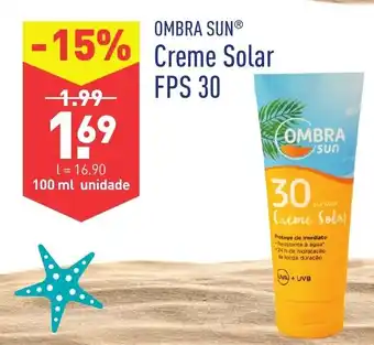 ALDI Creme Solar FPS 30 100ml promoção