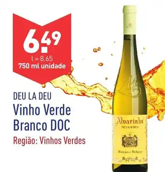 ALDI Deu La Deu Vinho Verde Branco DOC 750ml promoção