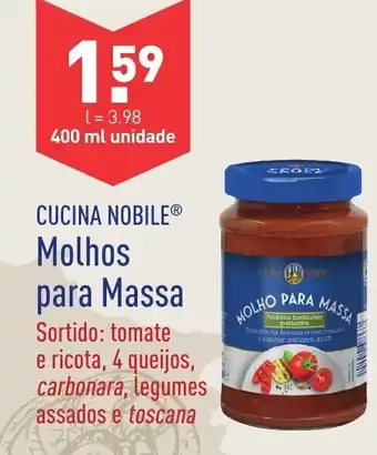 ALDI Molhos para Massa 400ml promoção