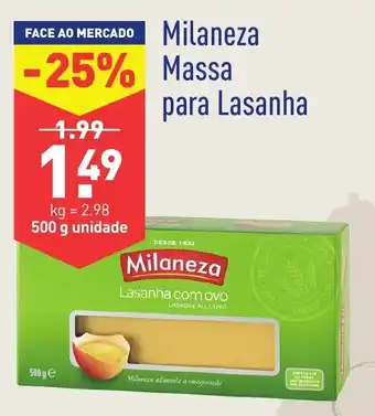 Massa para Lasanha 500g