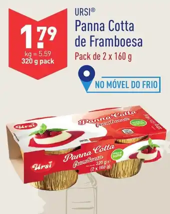 Panna Cotta de Framboesa 2x160g