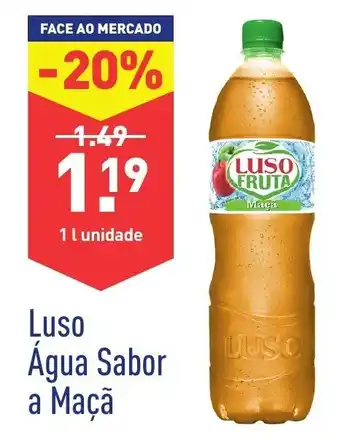 ALDI Luso Água Sabor a Maçã 1L promoção