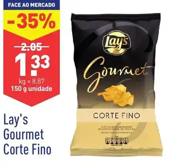 ALDI Lay's Gourmet Corte Fino 150g promoção