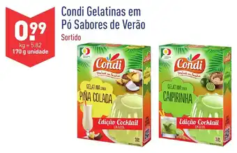 ALDI Condi Gelatinas em Pó Sabores de Verão 170g promoção